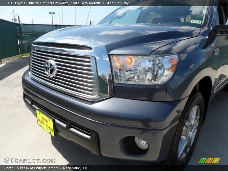 Slate Gray Metallic / Graphite Gray 2010 Toyota Tundra Limited CrewMax