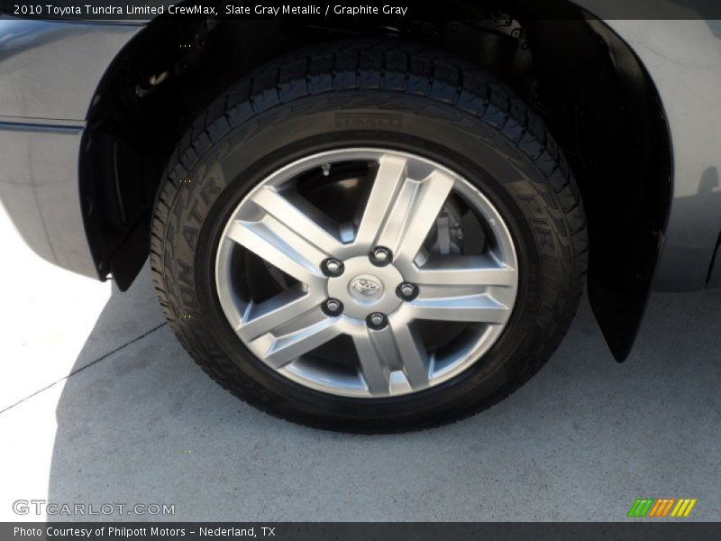 Slate Gray Metallic / Graphite Gray 2010 Toyota Tundra Limited CrewMax