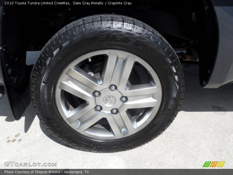 Slate Gray Metallic / Graphite Gray 2010 Toyota Tundra Limited CrewMax