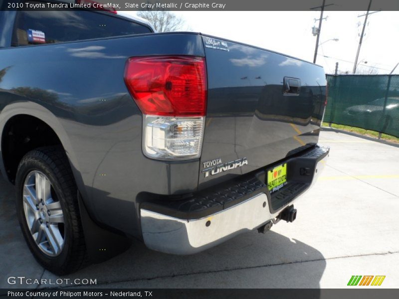 Slate Gray Metallic / Graphite Gray 2010 Toyota Tundra Limited CrewMax