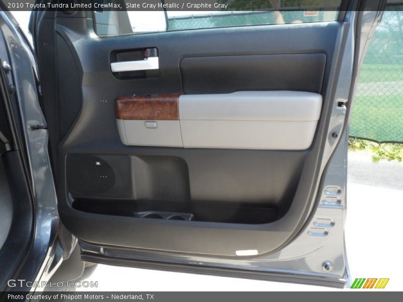 Slate Gray Metallic / Graphite Gray 2010 Toyota Tundra Limited CrewMax