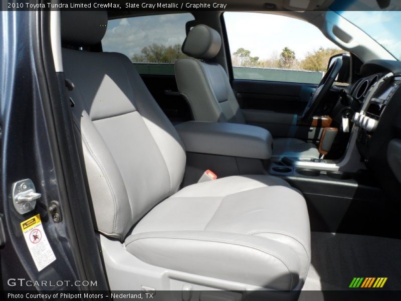 Slate Gray Metallic / Graphite Gray 2010 Toyota Tundra Limited CrewMax