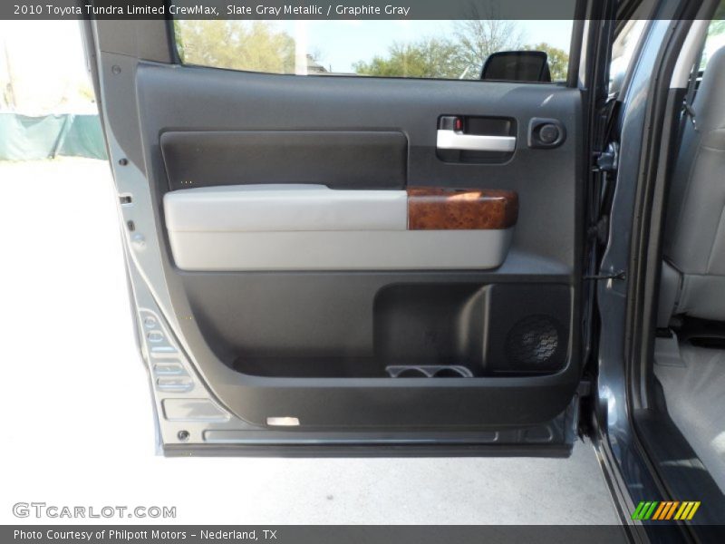 Slate Gray Metallic / Graphite Gray 2010 Toyota Tundra Limited CrewMax