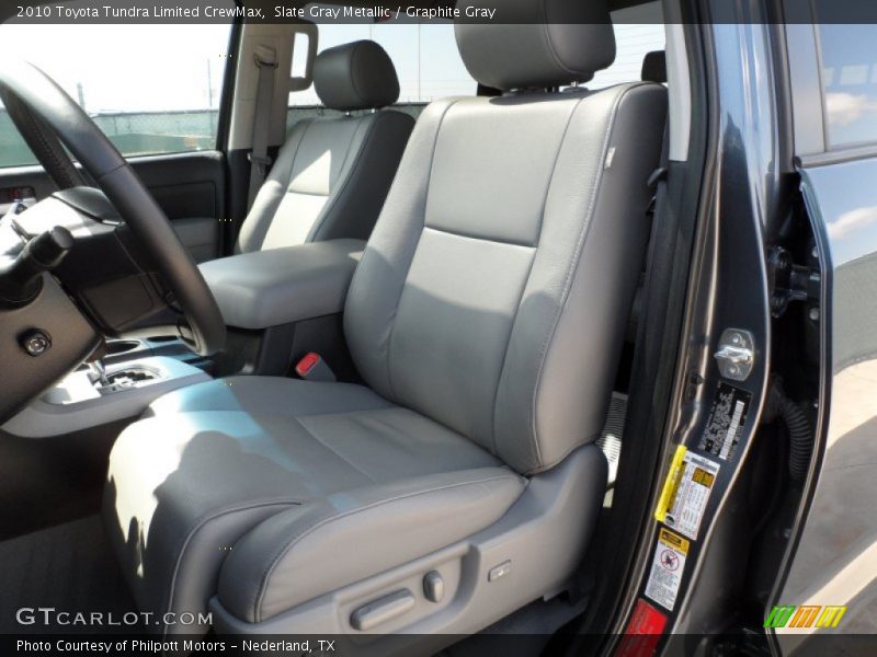 Slate Gray Metallic / Graphite Gray 2010 Toyota Tundra Limited CrewMax