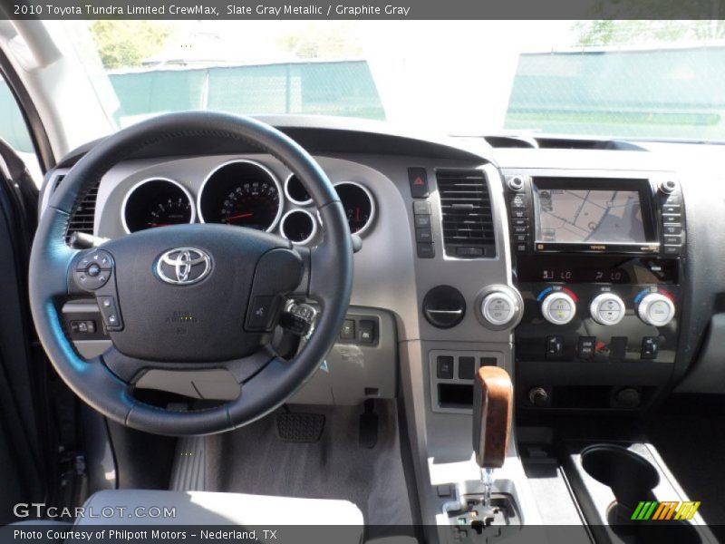 Slate Gray Metallic / Graphite Gray 2010 Toyota Tundra Limited CrewMax