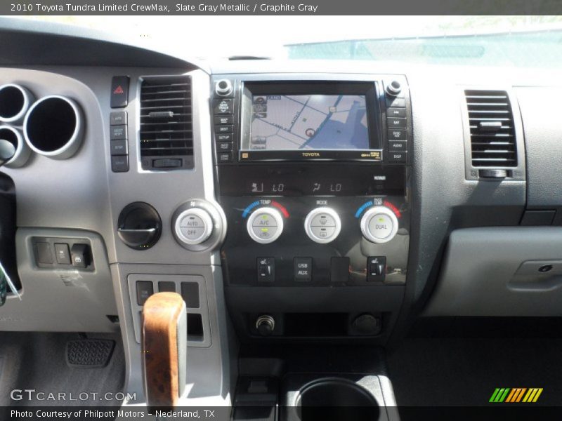 Slate Gray Metallic / Graphite Gray 2010 Toyota Tundra Limited CrewMax