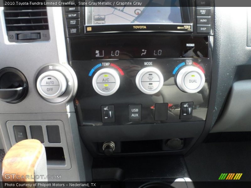 Slate Gray Metallic / Graphite Gray 2010 Toyota Tundra Limited CrewMax