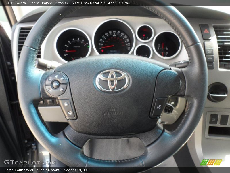 Slate Gray Metallic / Graphite Gray 2010 Toyota Tundra Limited CrewMax