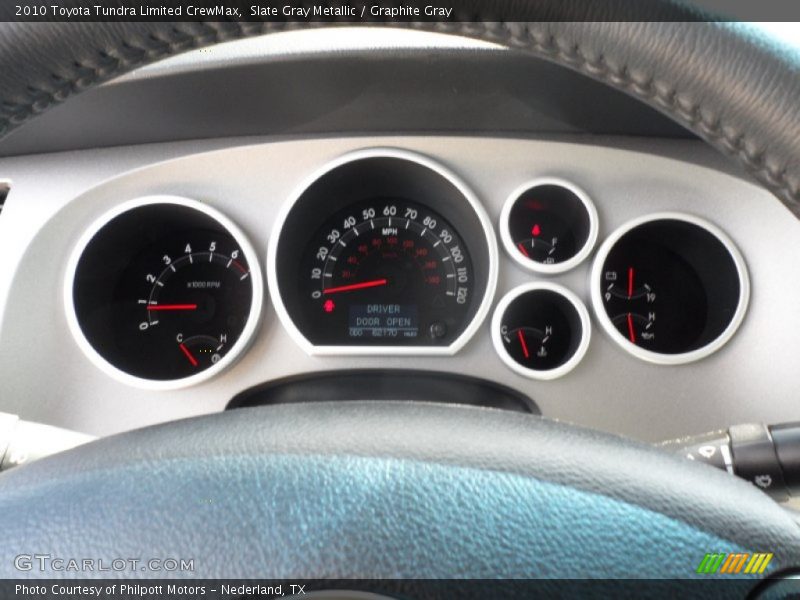 Slate Gray Metallic / Graphite Gray 2010 Toyota Tundra Limited CrewMax