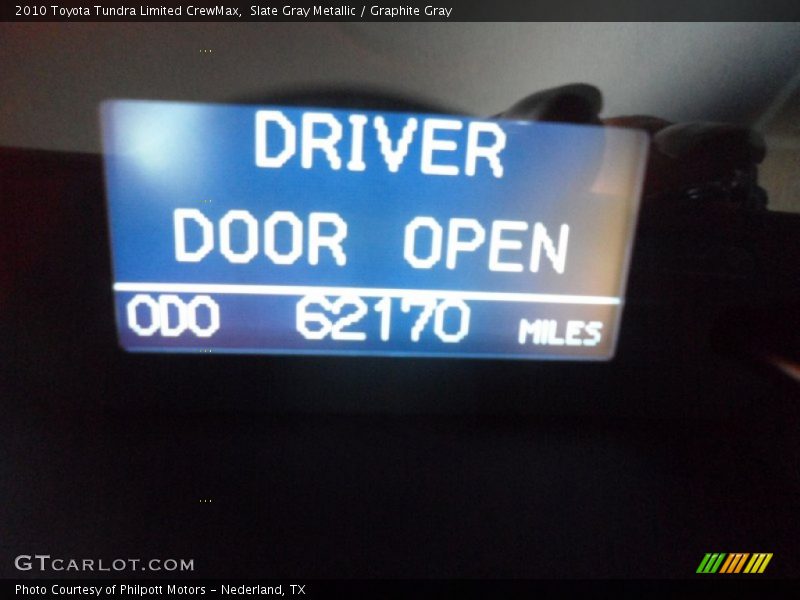 Slate Gray Metallic / Graphite Gray 2010 Toyota Tundra Limited CrewMax