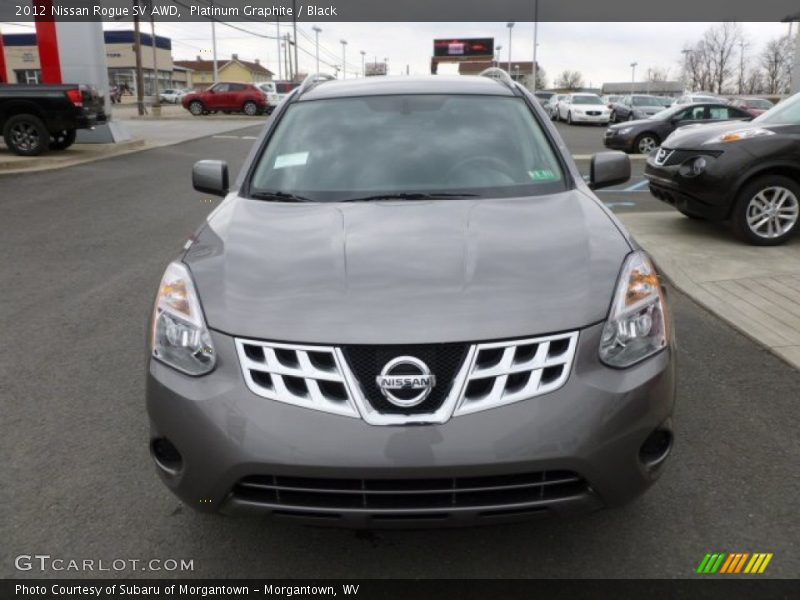 Platinum Graphite / Black 2012 Nissan Rogue SV AWD