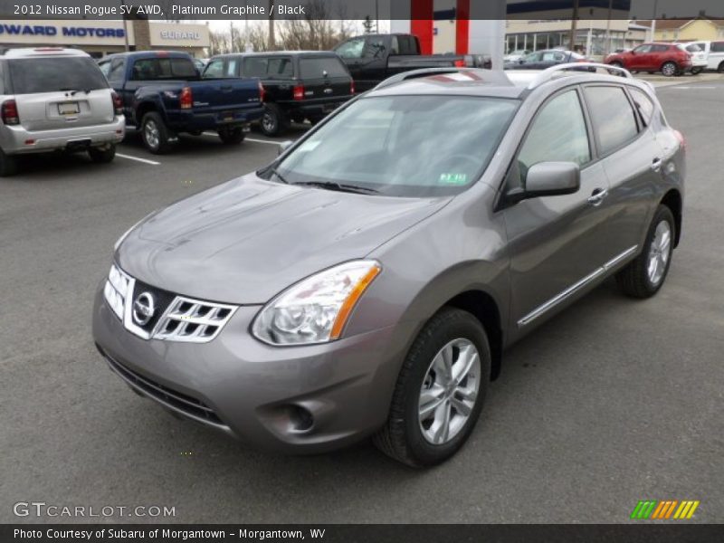 Platinum Graphite / Black 2012 Nissan Rogue SV AWD