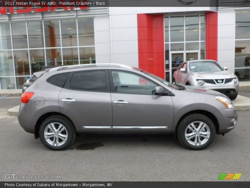 Platinum Graphite / Black 2012 Nissan Rogue SV AWD