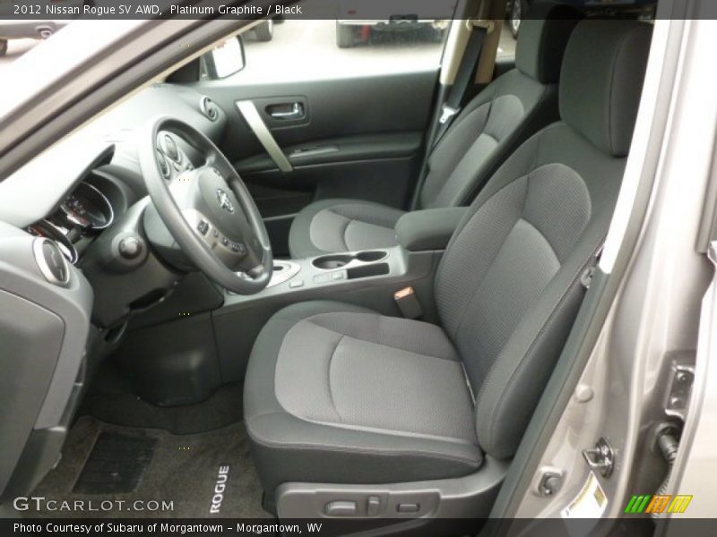 Platinum Graphite / Black 2012 Nissan Rogue SV AWD