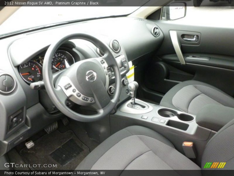 Platinum Graphite / Black 2012 Nissan Rogue SV AWD