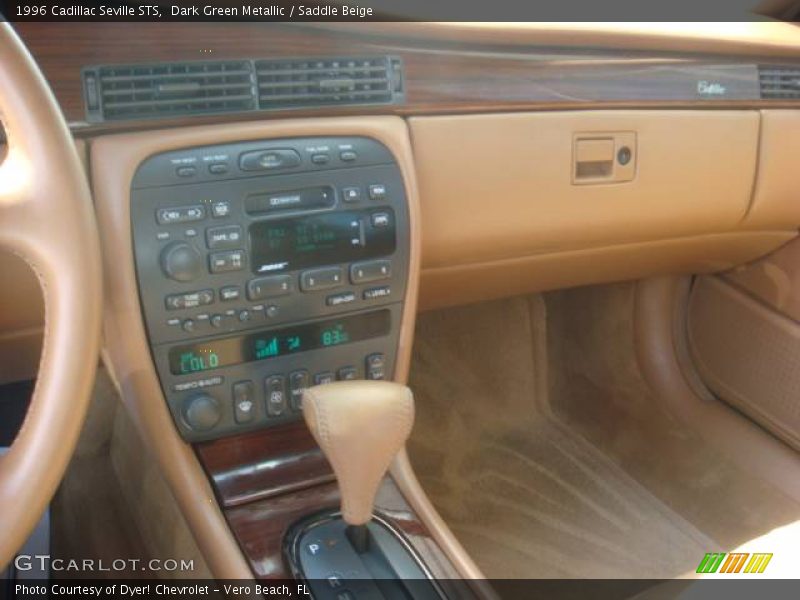 Dark Green Metallic / Saddle Beige 1996 Cadillac Seville STS