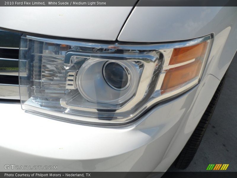White Suede / Medium Light Stone 2010 Ford Flex Limited