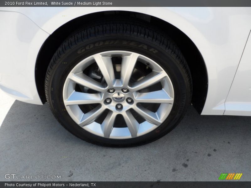 White Suede / Medium Light Stone 2010 Ford Flex Limited