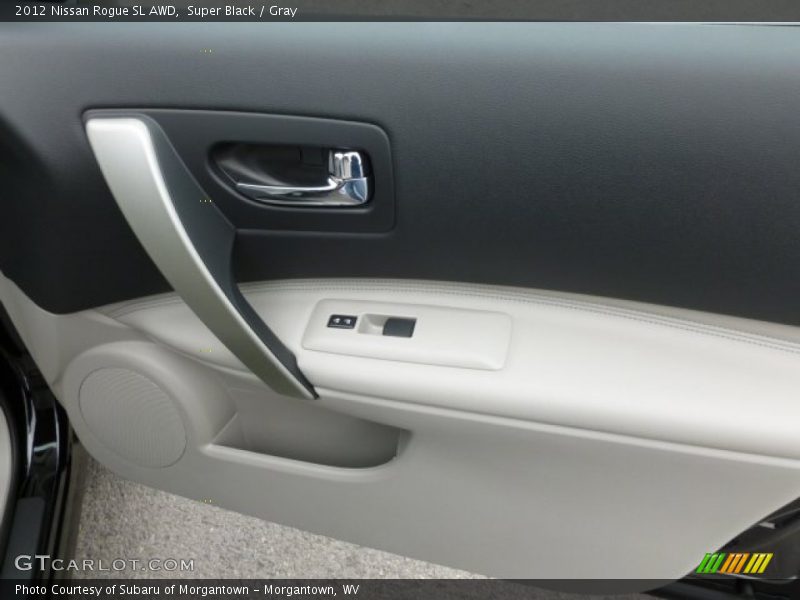Super Black / Gray 2012 Nissan Rogue SL AWD