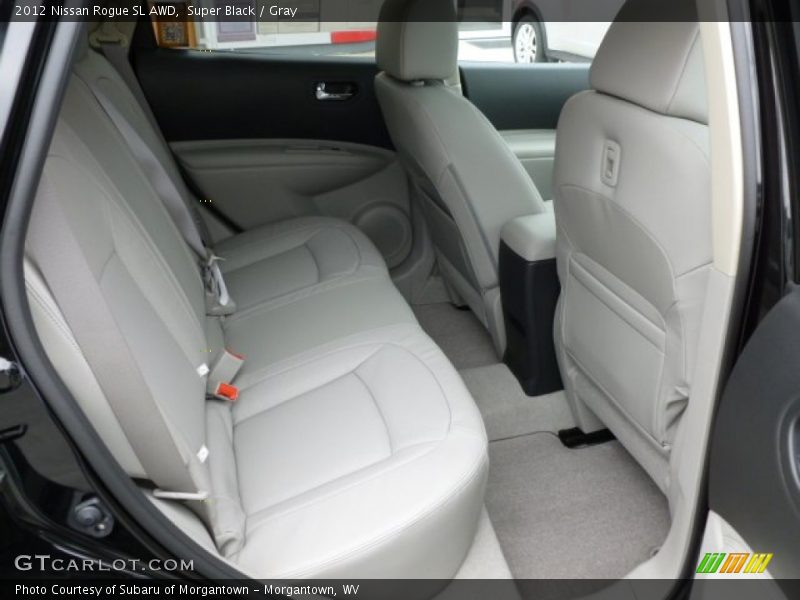 Super Black / Gray 2012 Nissan Rogue SL AWD