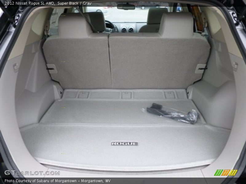 Super Black / Gray 2012 Nissan Rogue SL AWD