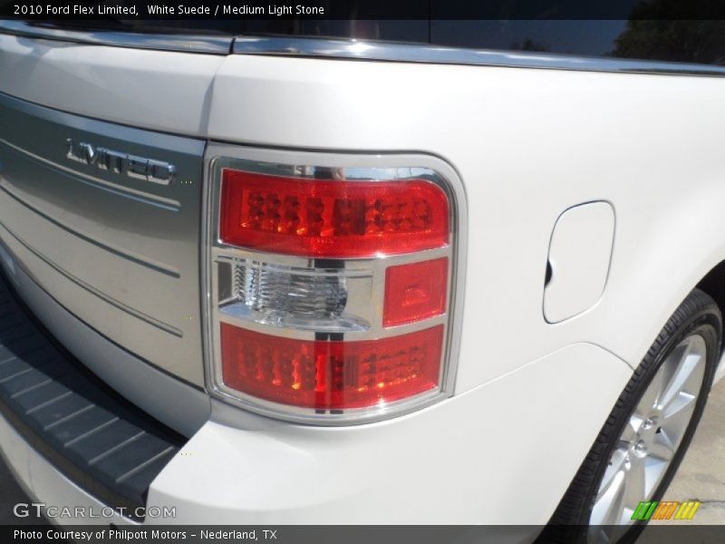 White Suede / Medium Light Stone 2010 Ford Flex Limited