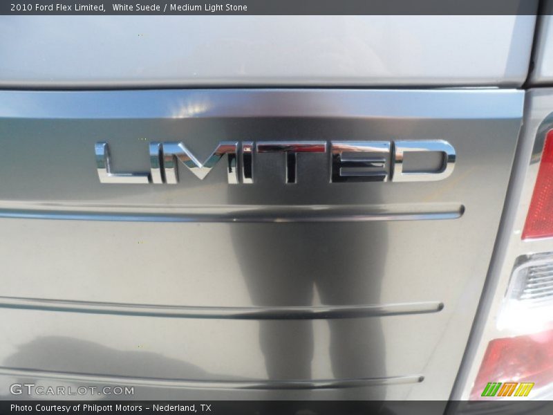 White Suede / Medium Light Stone 2010 Ford Flex Limited