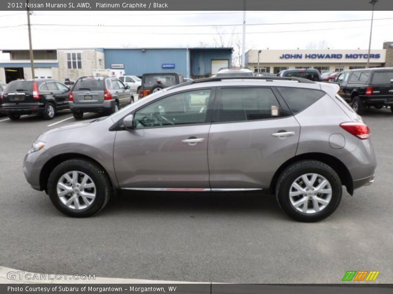 Platinum Graphite / Black 2012 Nissan Murano SL AWD