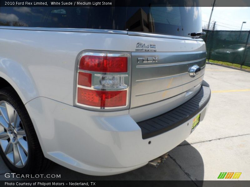 White Suede / Medium Light Stone 2010 Ford Flex Limited