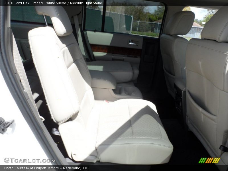 White Suede / Medium Light Stone 2010 Ford Flex Limited