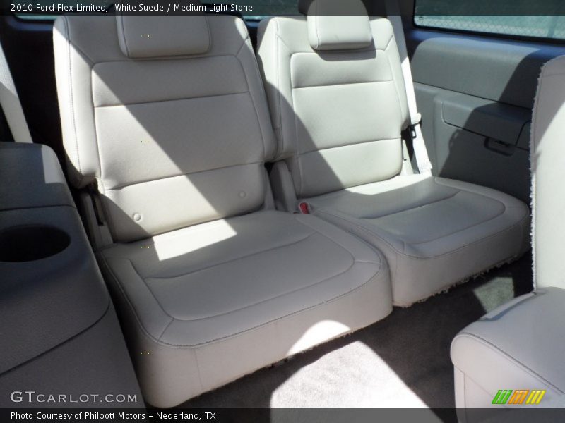 White Suede / Medium Light Stone 2010 Ford Flex Limited