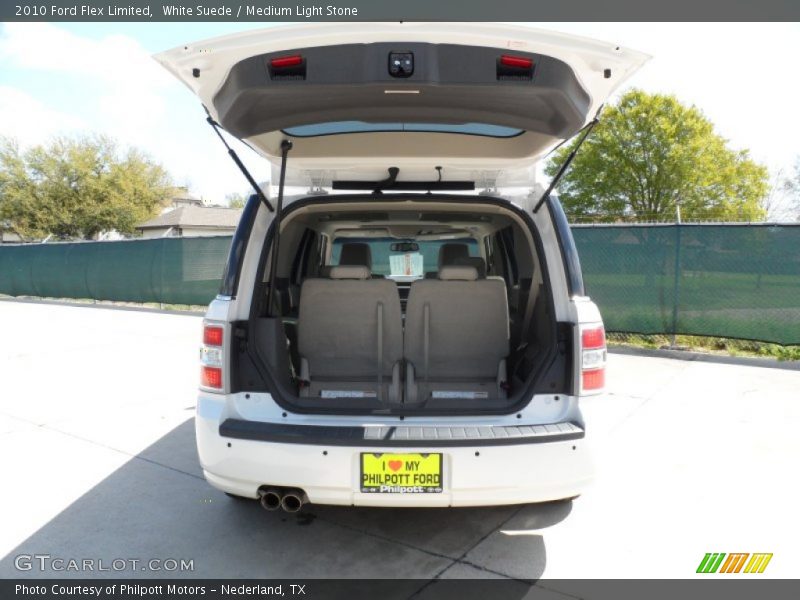 White Suede / Medium Light Stone 2010 Ford Flex Limited