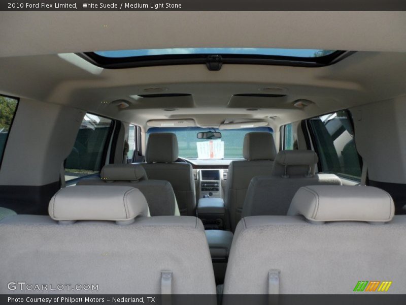 White Suede / Medium Light Stone 2010 Ford Flex Limited