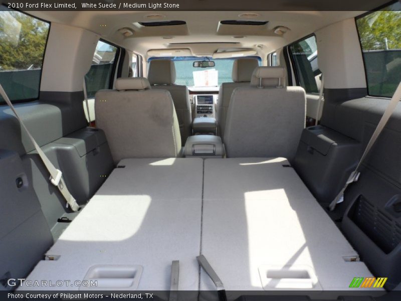 White Suede / Medium Light Stone 2010 Ford Flex Limited