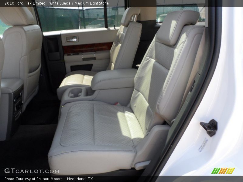 White Suede / Medium Light Stone 2010 Ford Flex Limited