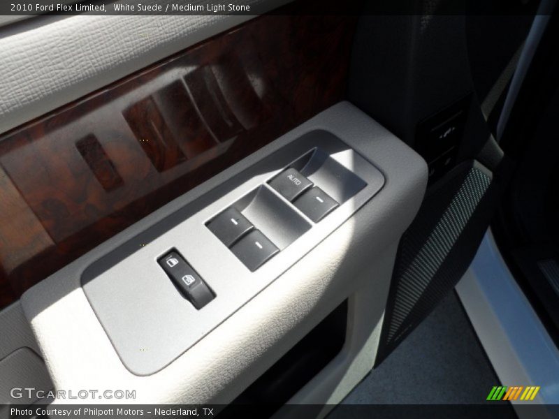 White Suede / Medium Light Stone 2010 Ford Flex Limited