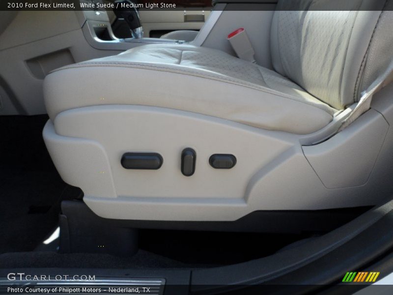 White Suede / Medium Light Stone 2010 Ford Flex Limited