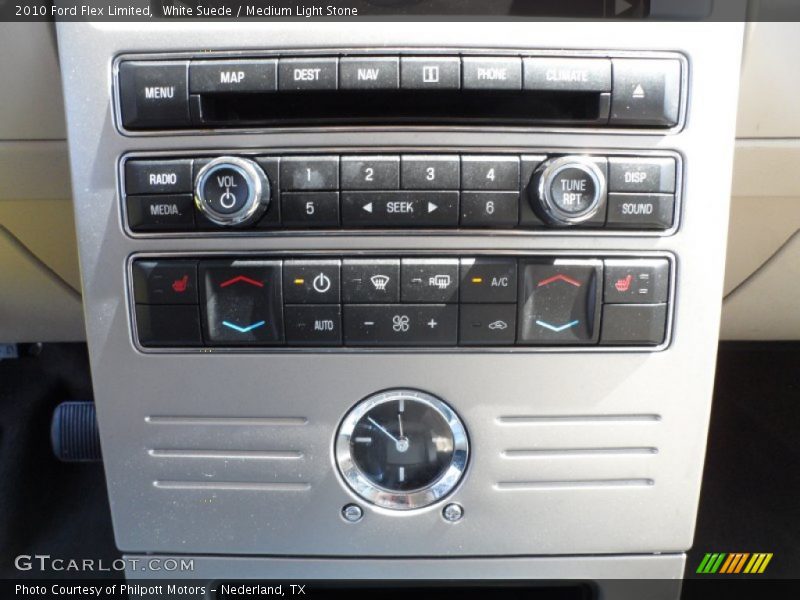 White Suede / Medium Light Stone 2010 Ford Flex Limited