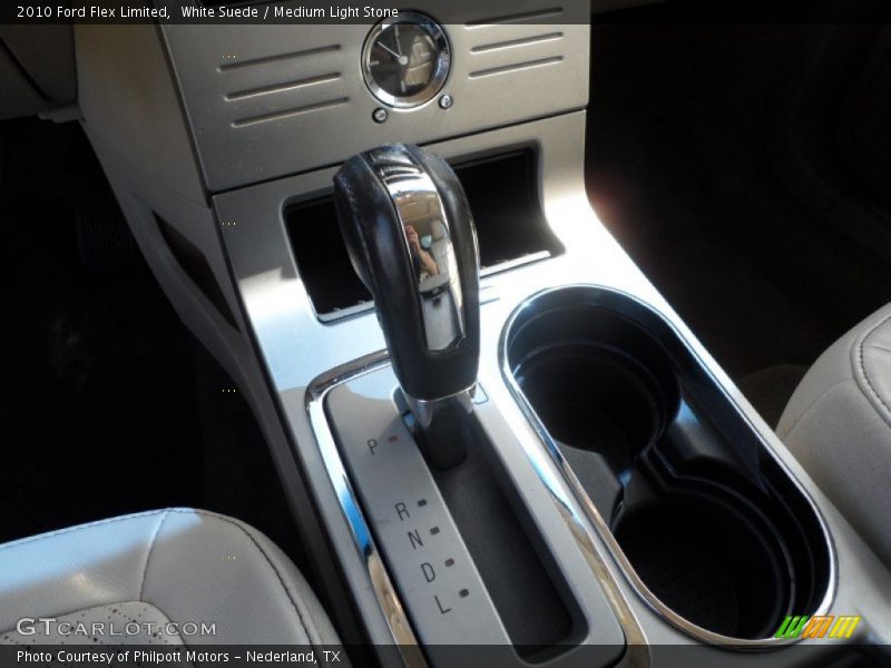 White Suede / Medium Light Stone 2010 Ford Flex Limited