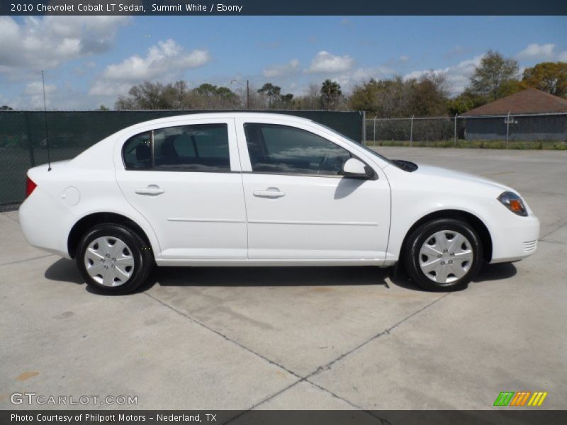 Summit White / Ebony 2010 Chevrolet Cobalt LT Sedan