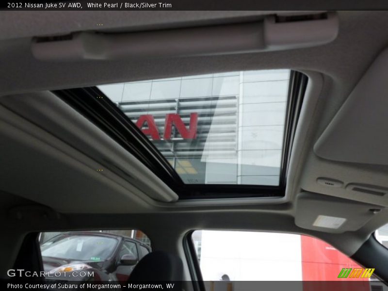 White Pearl / Black/Silver Trim 2012 Nissan Juke SV AWD