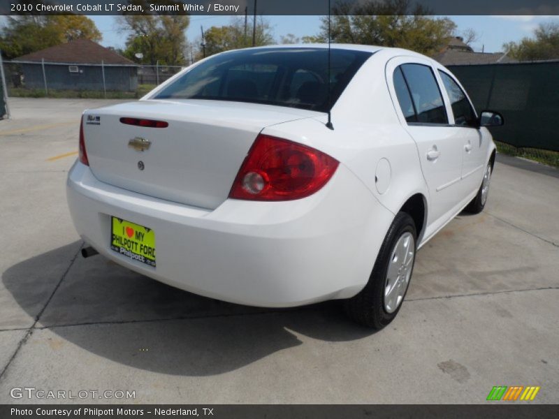 Summit White / Ebony 2010 Chevrolet Cobalt LT Sedan