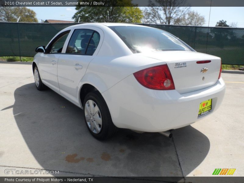 Summit White / Ebony 2010 Chevrolet Cobalt LT Sedan
