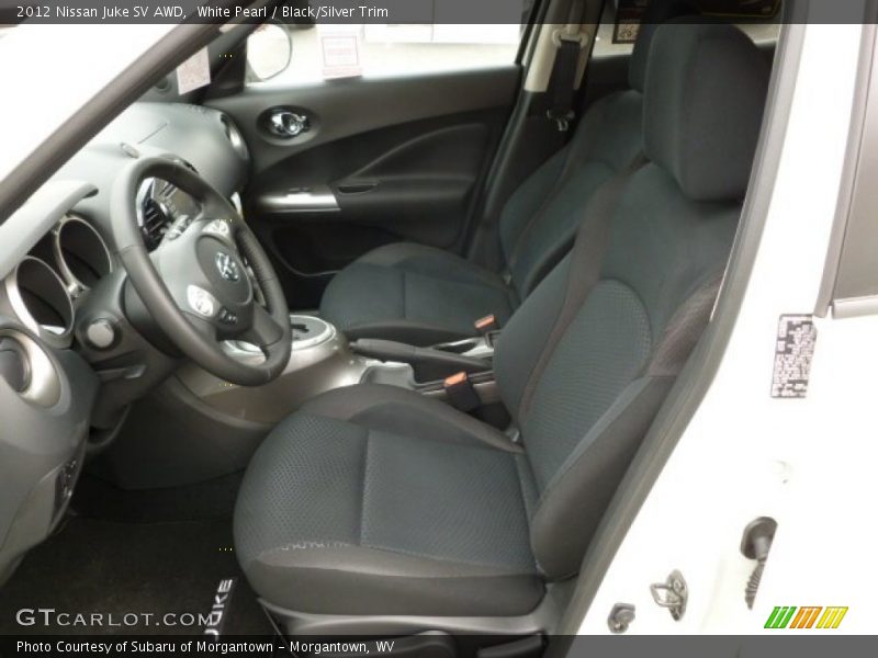 White Pearl / Black/Silver Trim 2012 Nissan Juke SV AWD