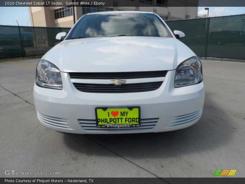 Summit White / Ebony 2010 Chevrolet Cobalt LT Sedan
