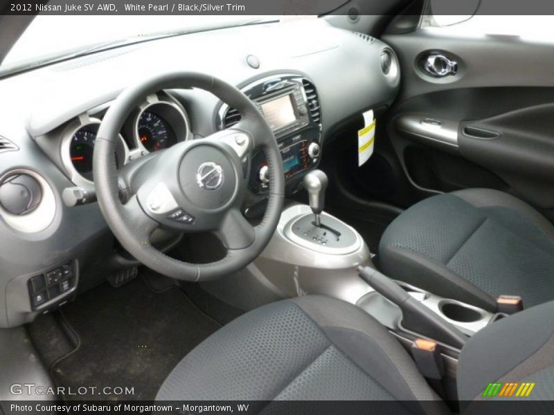 White Pearl / Black/Silver Trim 2012 Nissan Juke SV AWD