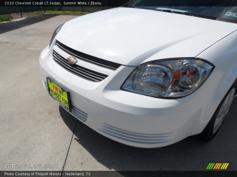 Summit White / Ebony 2010 Chevrolet Cobalt LT Sedan