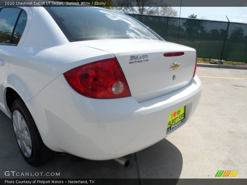 Summit White / Ebony 2010 Chevrolet Cobalt LT Sedan