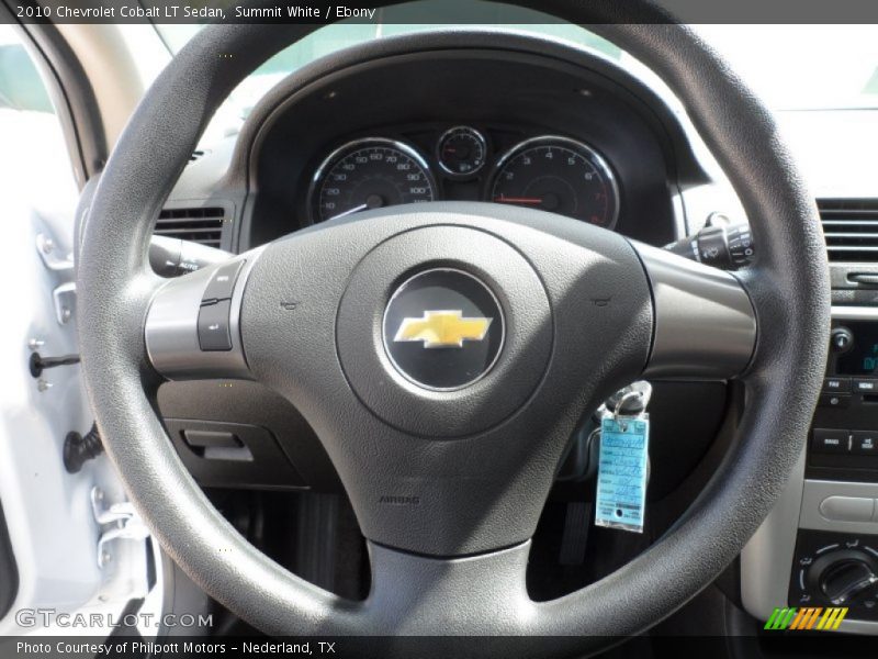 Summit White / Ebony 2010 Chevrolet Cobalt LT Sedan