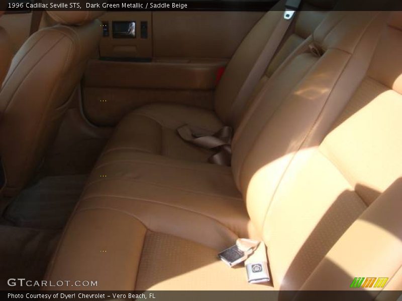 Dark Green Metallic / Saddle Beige 1996 Cadillac Seville STS